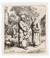 ADRIAEN VAN OSTADE Group of 4 etchings.